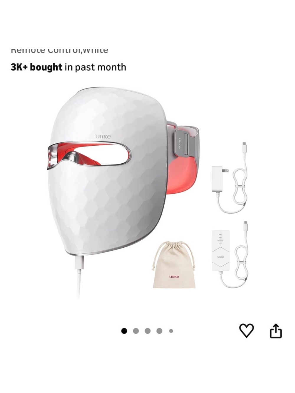 Ulike Red Light Therapy Mask
